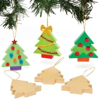 Vánoční stromeček k dekoraci z kartonu