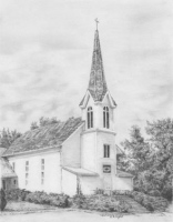 Malování Skicovacími tužkami - Kostel