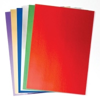 Papír metalický A4, 250g/m2, 20 ks, 6 barev