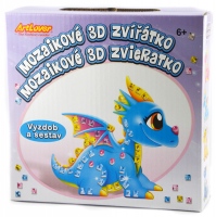 Mozaikové 3D zvířátko - draci - krabička