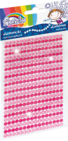 Samolepící dekorační perličky - růžové, 400 ks
