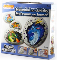 Malování na kameny - Drak