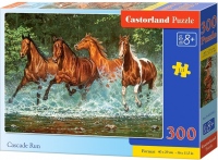 Puzzle 300 dílků- Běžící koně