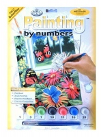 Malování podle čísel- Motýli