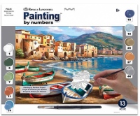 Malování podle čísel- Pobřežní pláž