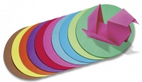 Origami barevný papír, pr.15cm, 100ks