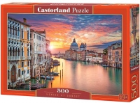 Puzzle Castorland 500 dílků - Benátky a západ slunce