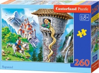Puzzle Castorland 260 dílků - Princezna s dlouhými vlasy