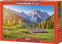 Puzzle Castorland 500 dílků - Léto v Alpách
