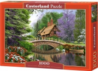 Puzzle Castorland 1000 dílků - Dům u mostu