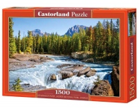 Puzzle Castorland 1500 dílků - Athabasca River, Jasper National Park, Canada
