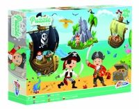 Puzzle 35 dílků - piráti
