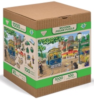 Dřevěné puzzle - Victorian Street XL1010 dílků