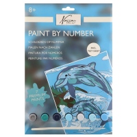 Malování podle čísel 22x30cm Delfín