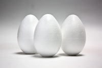 Polystyrenové vejce 25 ks, 70 x 110 mm