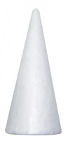 Polystyrenové kužely, 25ks  -15 cm